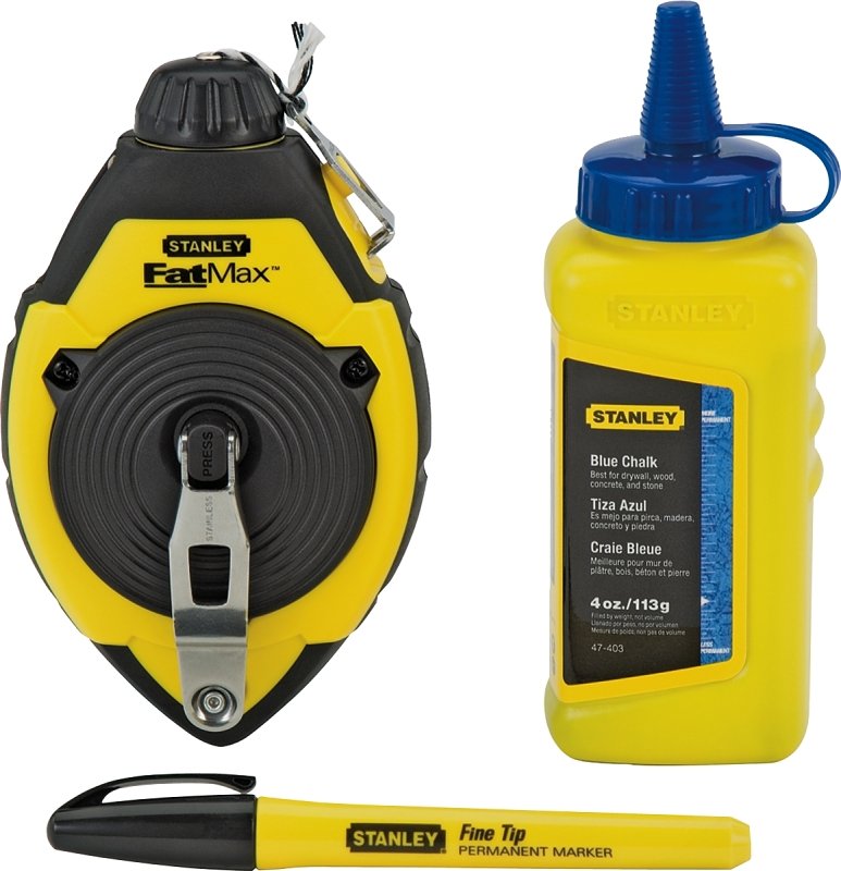 REEL CHALK LINE 3PC 100FT 4OZ 