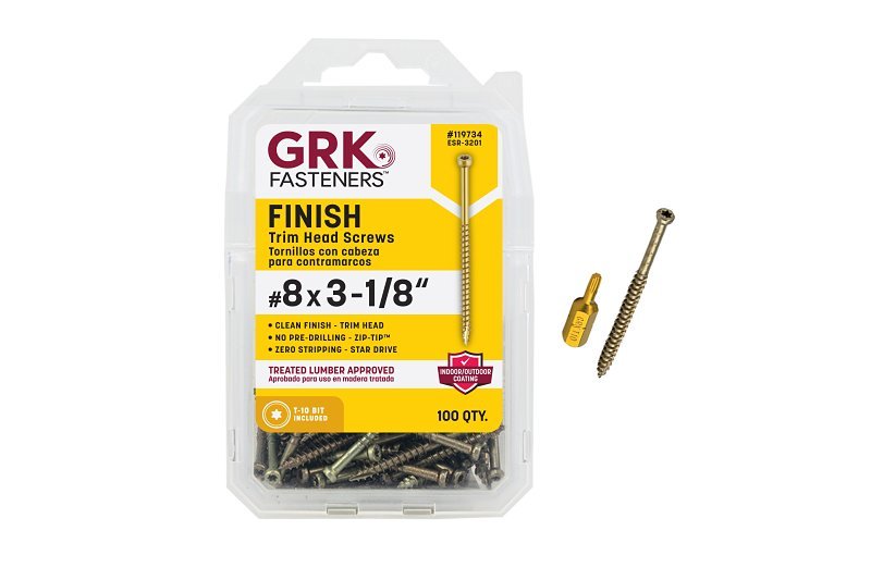 [4052353] SCREW FIN/TRIM 8X3-1/8IN      