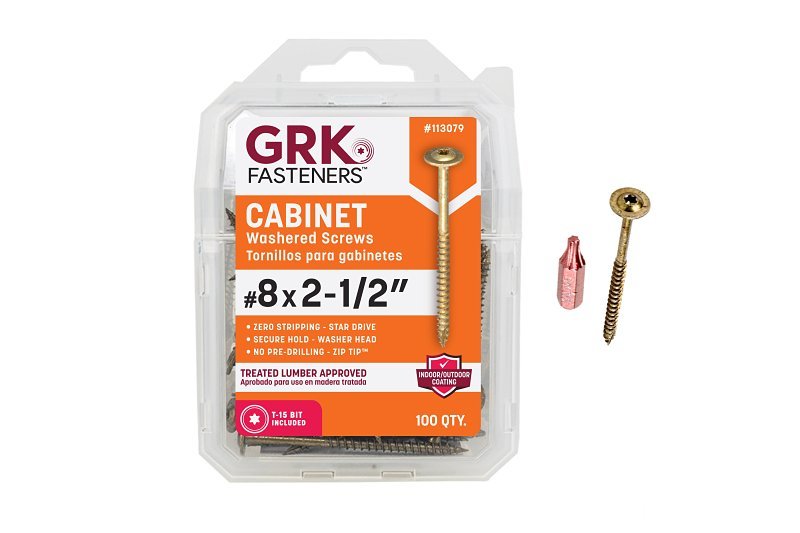 SCREW LW-PRFL CBNT 8X2-1/2IN  