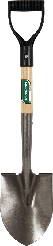 SHOVEL MINI ROUND PT WOOD HNDL