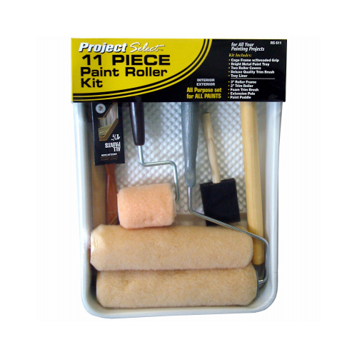 ROLLER TRAY KIT 11PC MTL 9IN  