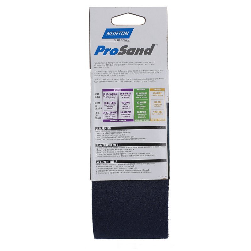 [3308590] BELT SANDING 3X18IN 80GRIT    