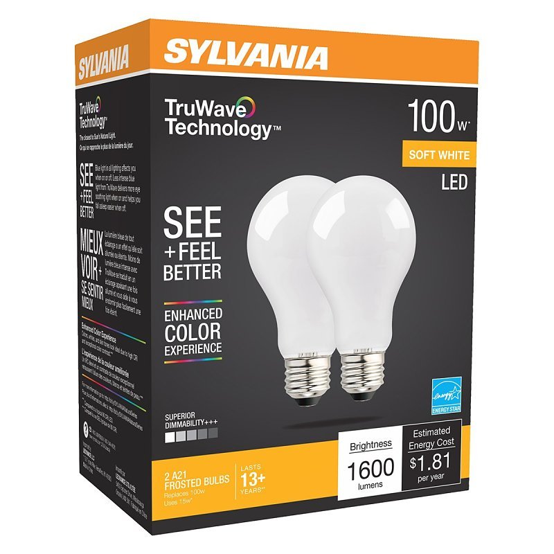 BULB LED A21 FROST SFTWHT 13W 
