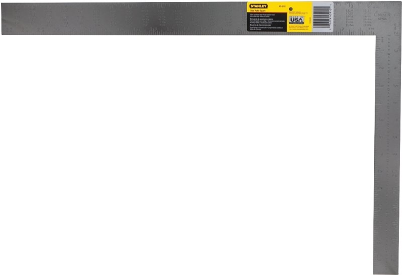 SQUARE CARPENTER STEEL 24X12IN