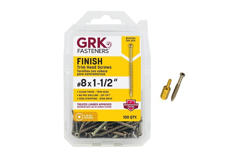 [4052320] SCREW FIN/TRIM 8X1-1/2IN      