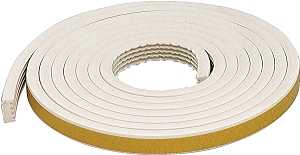WEATHERSTRIP EPDM ADH 10FT WHT