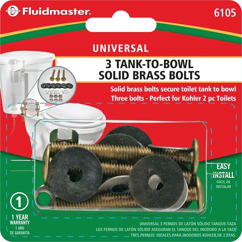 [6411250] BOLT TANK TO BOWL 2-3/4 PK3   