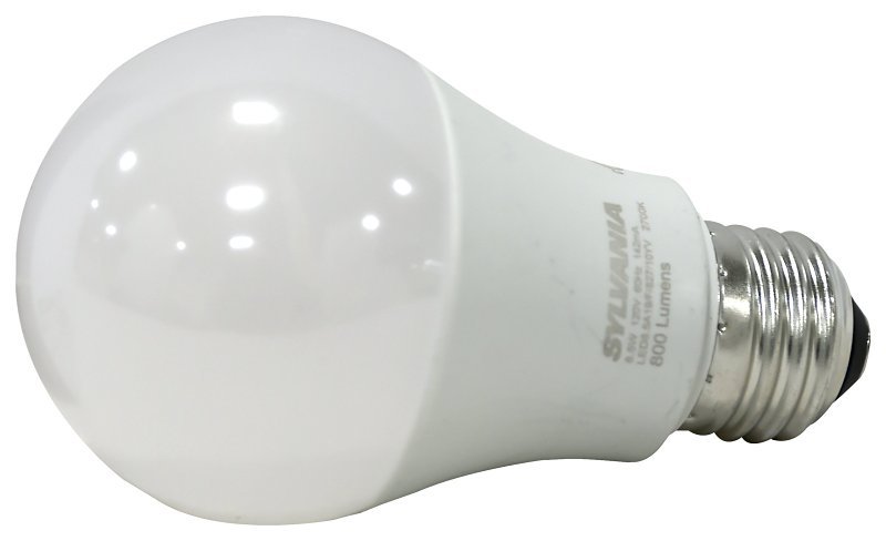 BULB LED 10YR 60W A19 27K 4PK 
