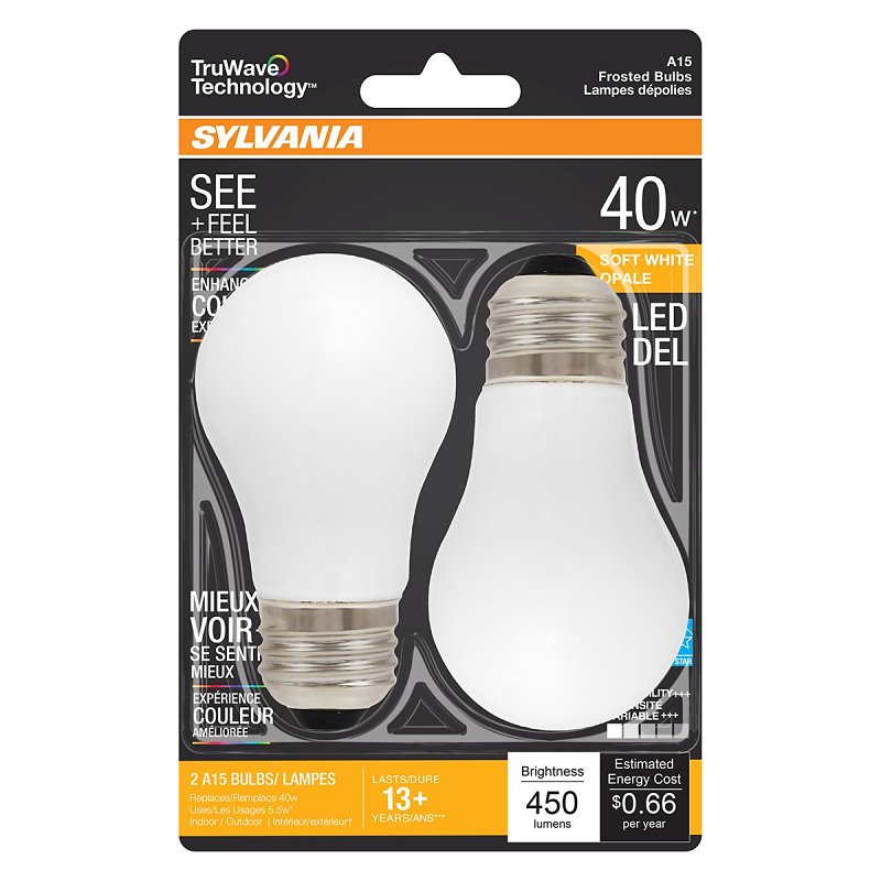 BULB LED A15 FROST SFTWHT 5W  