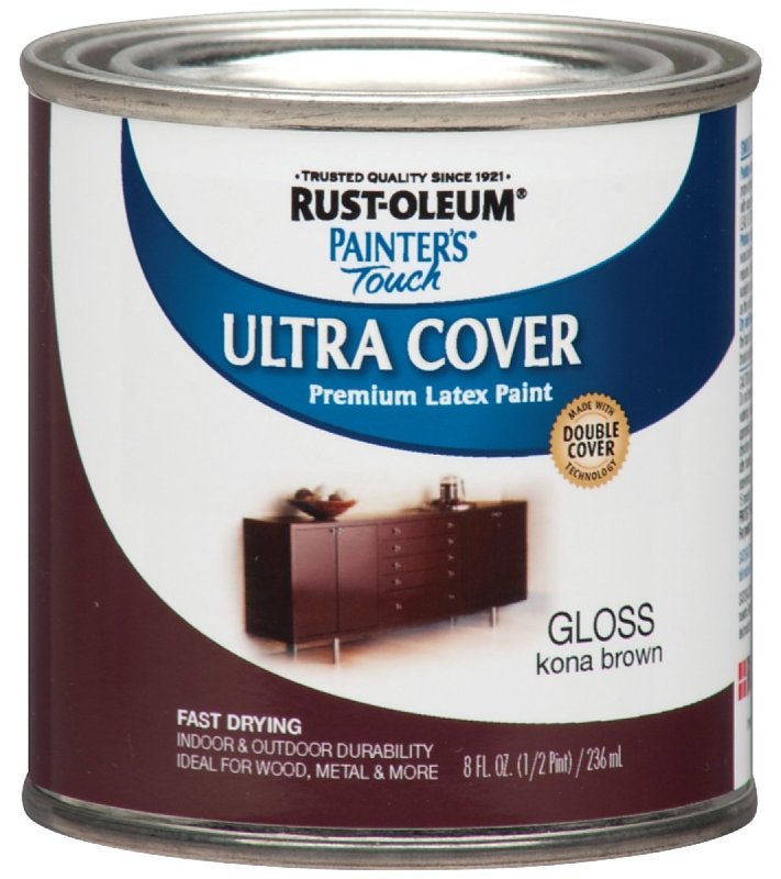 PAINT ACRY GLO KONA BRN 1/2PT 