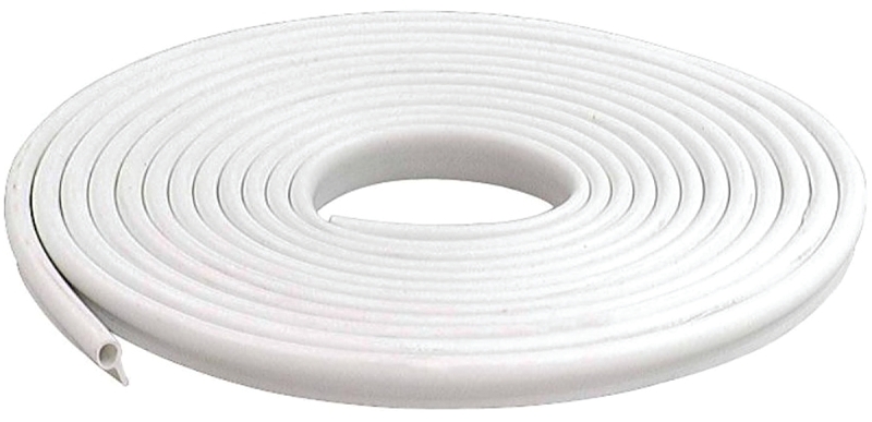 GASKET DOOR VINYL 1/2X17FT WHT