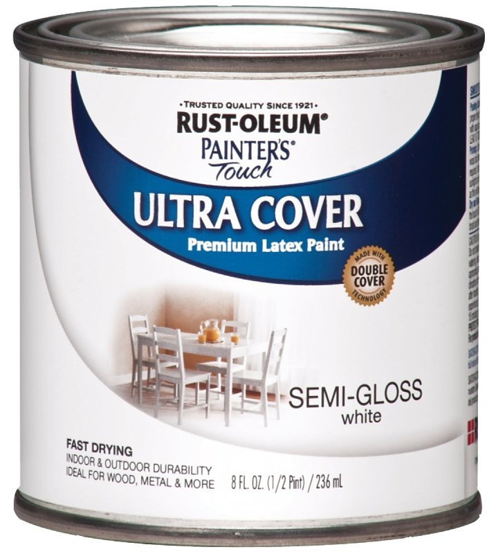 PAINT ACRYLIC SG WHITE 1/2PT  