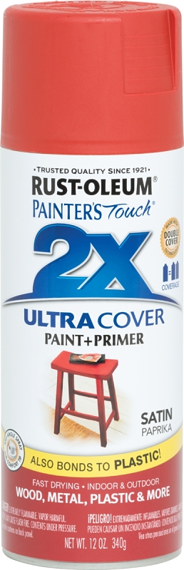 PAINT SPRAY SATIN PAPRIKA 12OZ