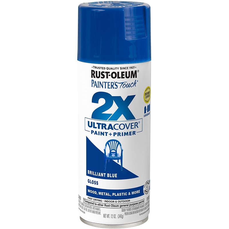 PAINT SPRAY GLO BRLNT BLU 12OZ