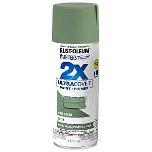 PAINT SPRAY SAT MOSS GRN 12OZ 