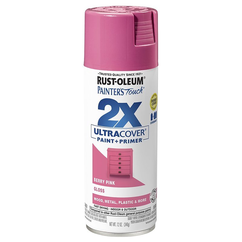 PAINT SPRAY GLO BERRY PNK 12OZ