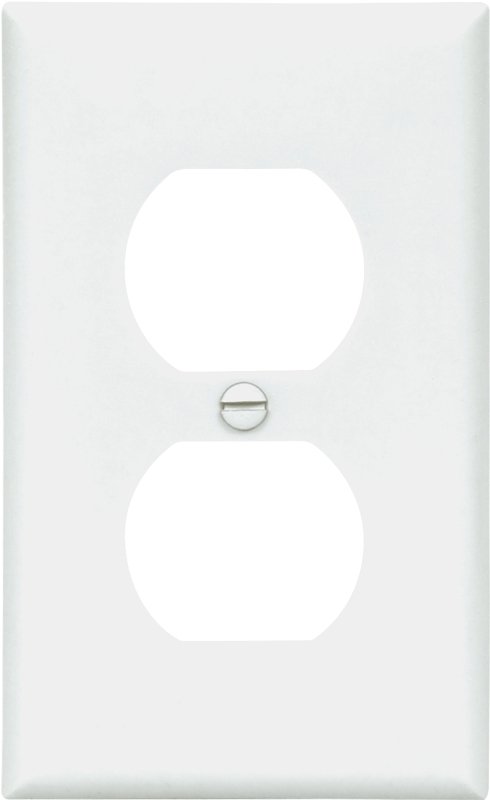 [6730139] WALL PLATE 1GNG DPLX RECPT WHT