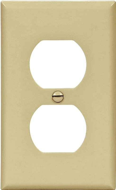 [6730147] WALL PLATE 1GANG DPLX RECPT IV