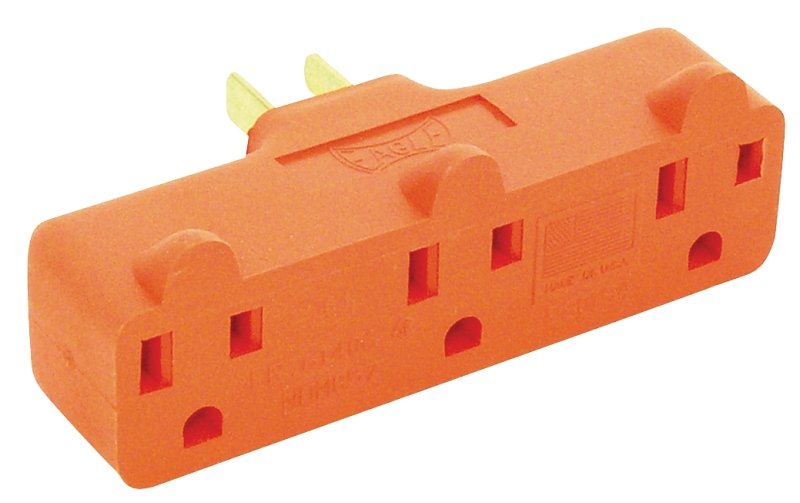 PLG OUTLET ORANGE 15W 125V    