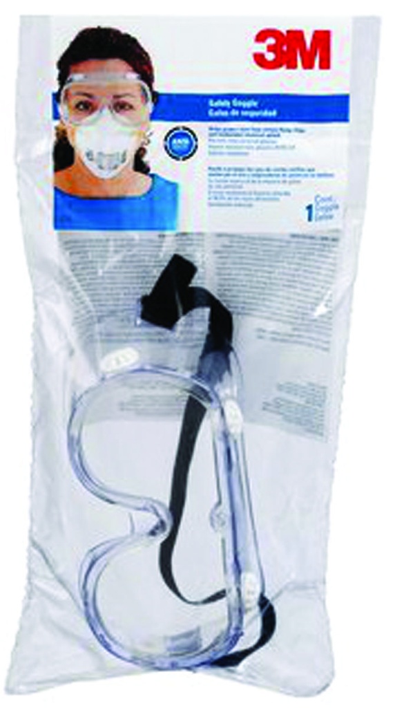 GOGGLE SAFETY CHEMICAL SPLASH 