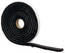 WEATHERSTRIP RUBR ADH 10FT BLK