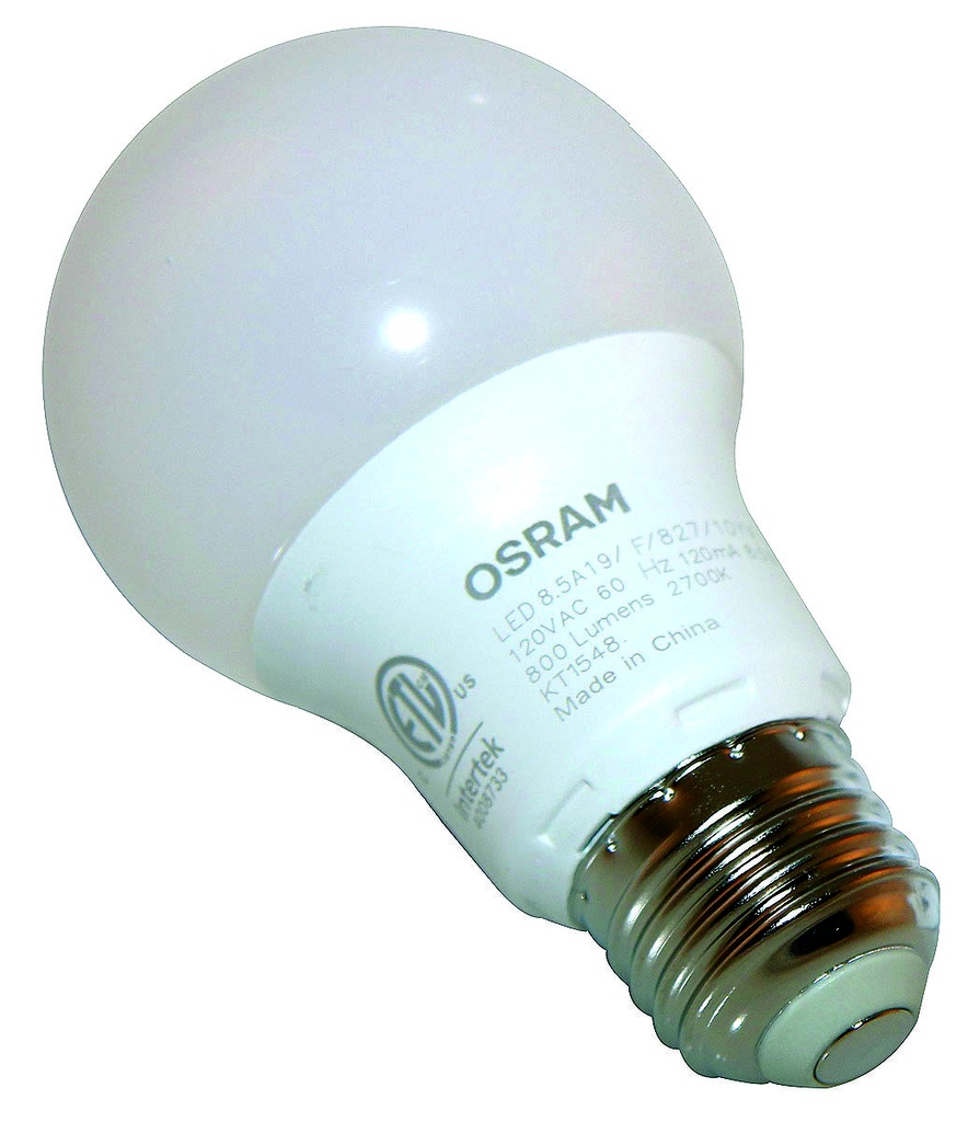 BULB LED 10YR 60W A19 27K 2PK 
