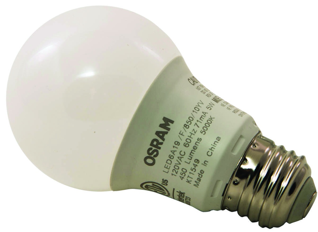 BULB LED 10YR 40W A19 5K 2PK  