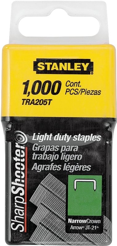 STAPLE LT DTY 1000PK 1/4IN    