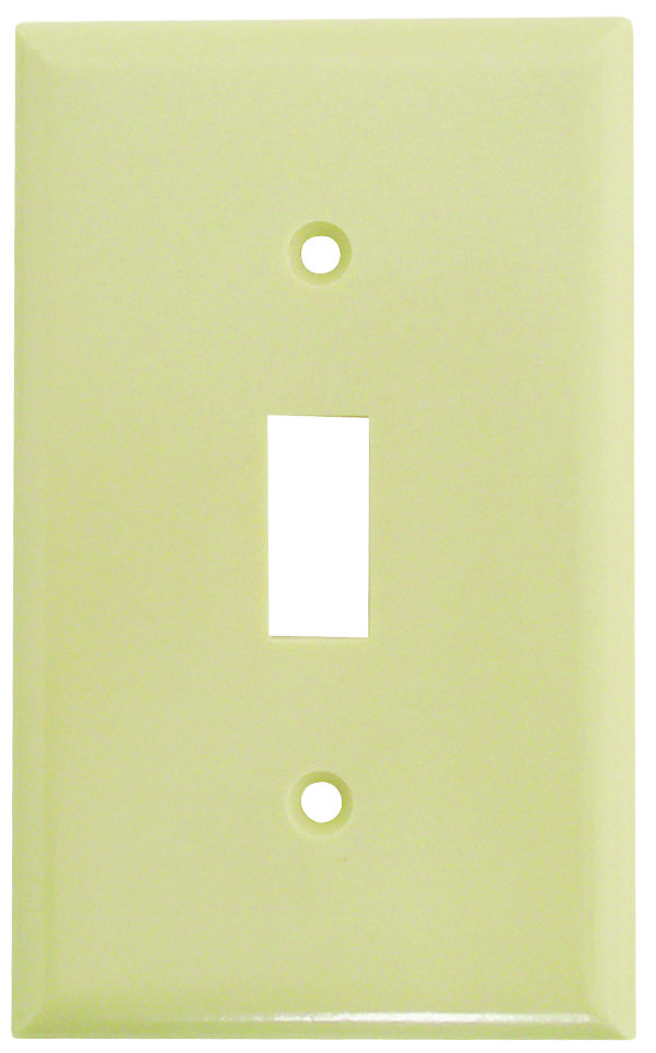 WALL PLATE TOGGLE 1GANG IVRY  