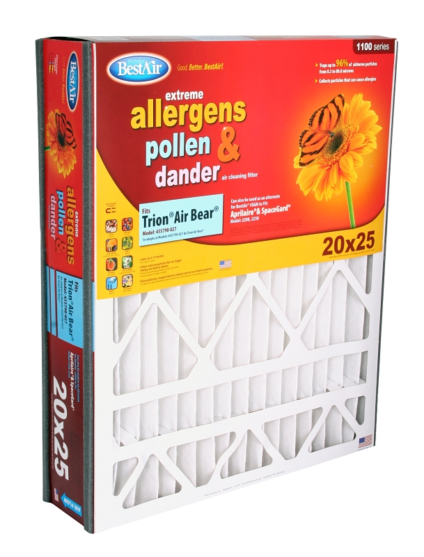 TRION REPL FILTER 20X25X5     