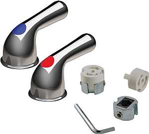 FAUCET HANDLE LEVER CHRM      