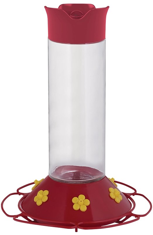 [4440681] FEEDER HBIRD GLASS RED 30OZ   