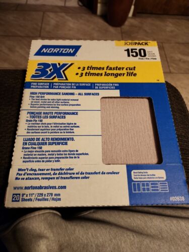 SANDPAPER AL OXD 150GRT 9X11IN