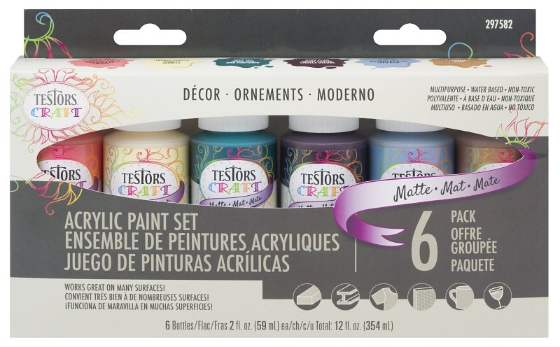[4997433] PAINT SET ACRYLIC 6 COLR DECOR