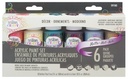 PAINT SET ACRYLIC 6 COLR DECOR