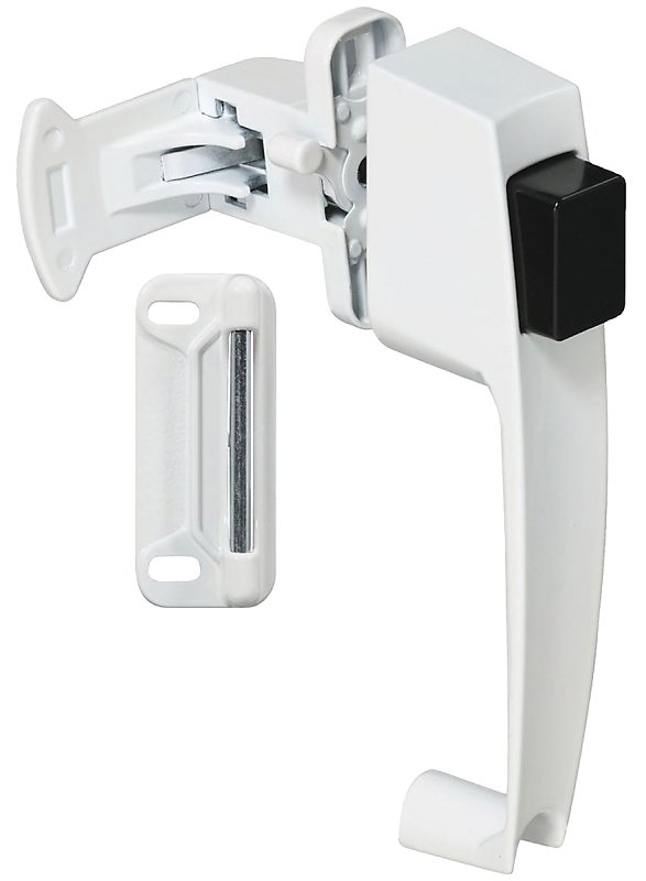[7181951] LATCH PUSHBTTN WHITE 1-3/4IN  