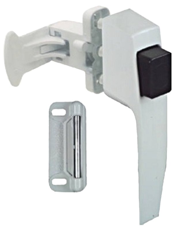 [7181993] LATCH PUSHBTTN WHITE 1-3/4IN  