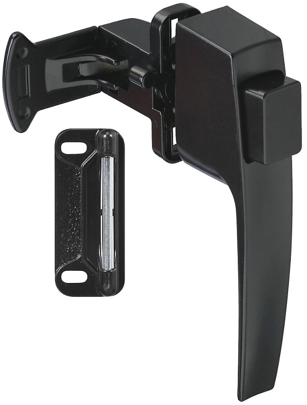 [7182009] LATCH PUSHBTTN BLACK 1-3/4IN  