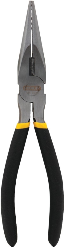 PLIER LONG NOSE CUSH HNDL 8IN 
