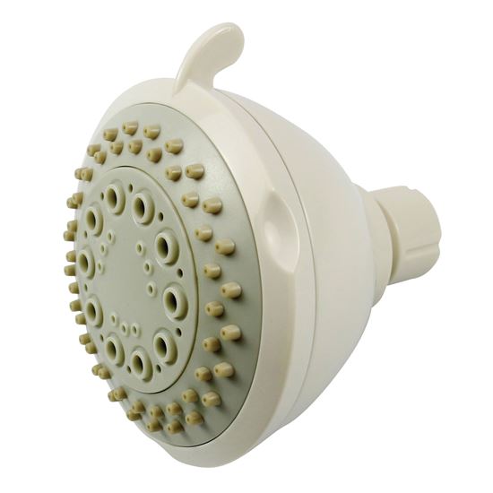 SHOWERHEAD FIXMOUNT 3-SET WHT 