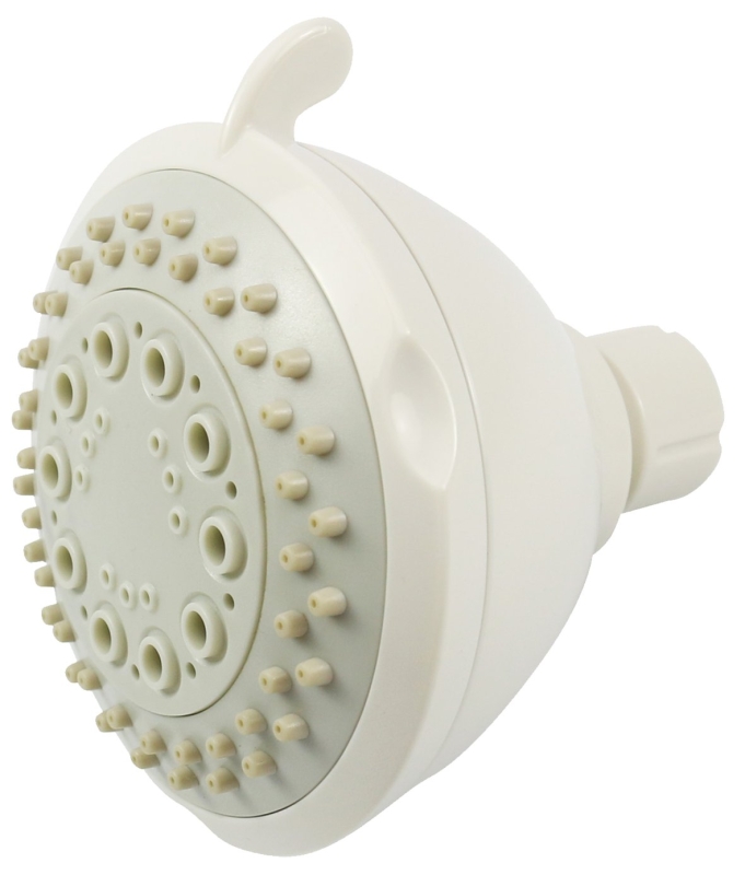SHOWERHEAD FIXMOUNT 3-SET WHT 
