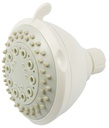 SHOWERHEAD FIXMOUNT 3-SET WHT 