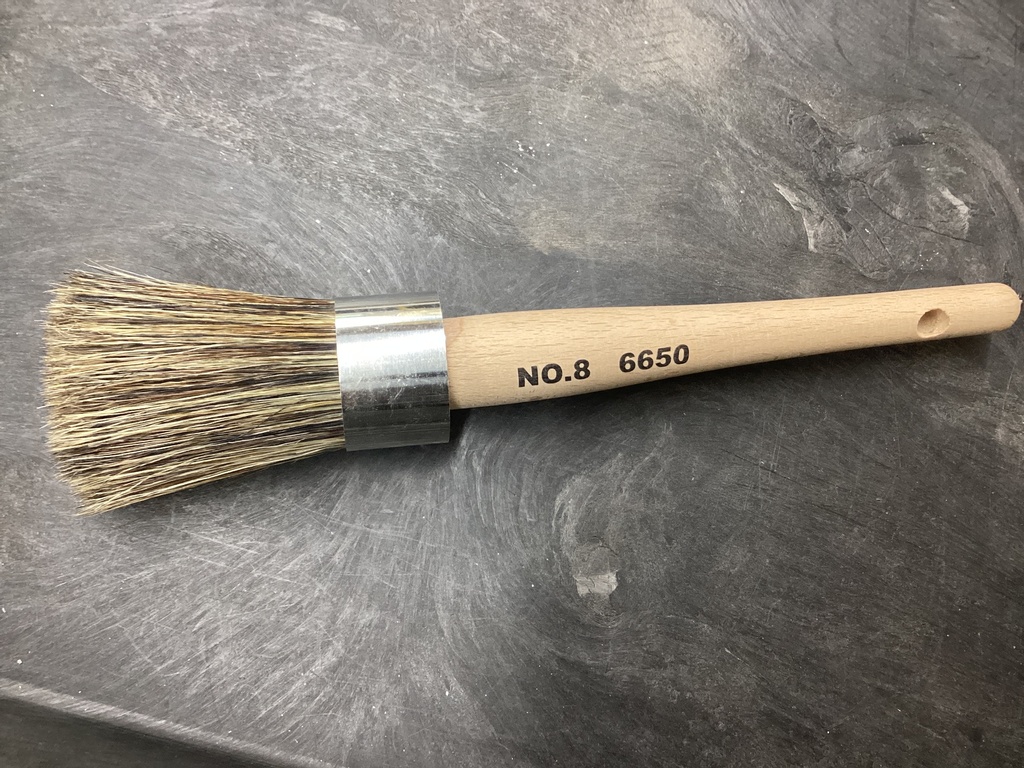 BRUSH PAINT CHALK&STENCIL SZ 8