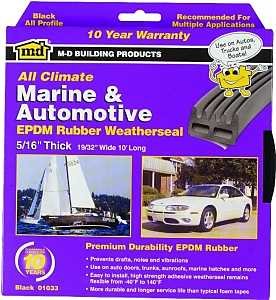 [2608966] WEATHERSTRIP EPDM ADH 10FT BLK