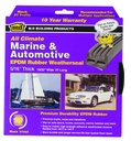WEATHERSTRIP EPDM ADH 10FT BLK