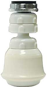 FAUCET AERATOR-SPRAY SWVL WHT 