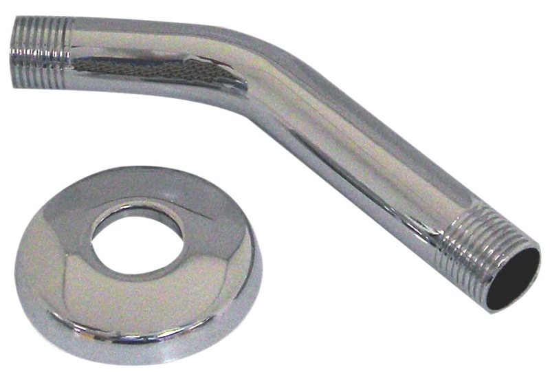 SHOWER ARM W/FLANGE 6 CHROME  