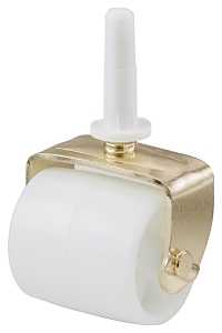 ROLLER BED PLSTC WHT 2-1/8IN  