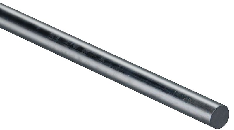 STEEL ROD RND BLU 1/2X36      
