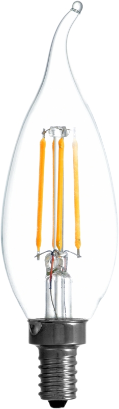 BULB LED B10/C CLEAR SFTWHT 5W